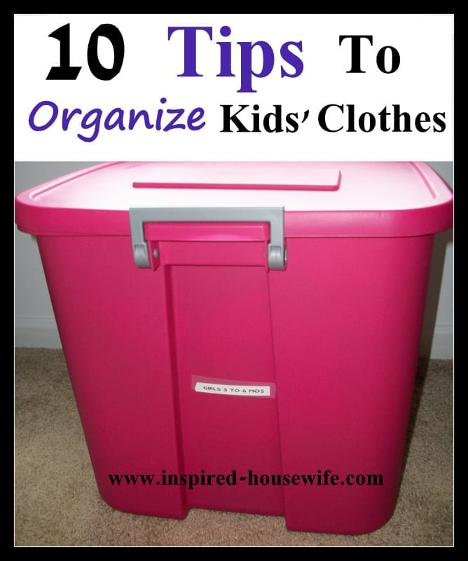 Organzing Kids' Clothes