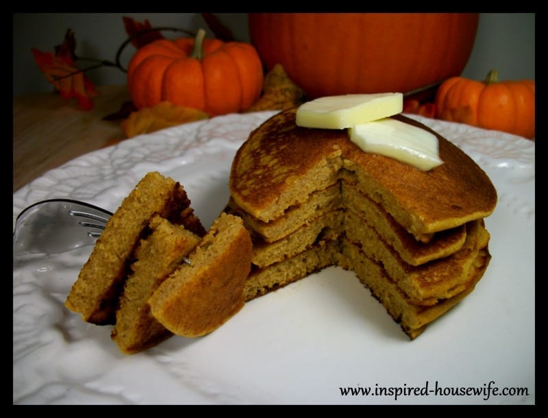 Gluten Free Holiday Pumpkin Pancakes