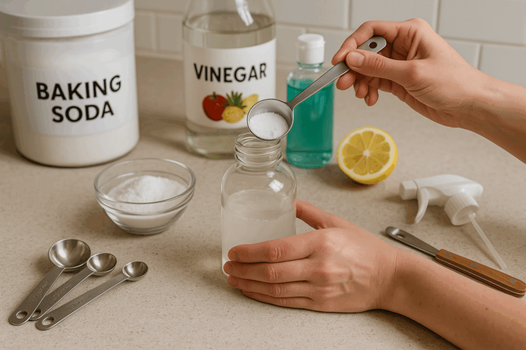 How to Make Homemade Cleaners Basic Mixing Process